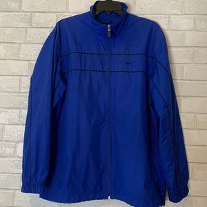 Nike Blue Windbreaker Jacket